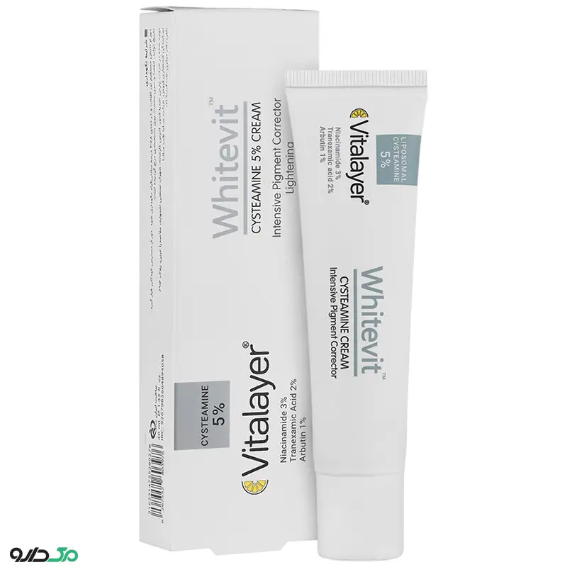 کرم ضد لک سیستئامین 5% وایت ویت ویتالیر